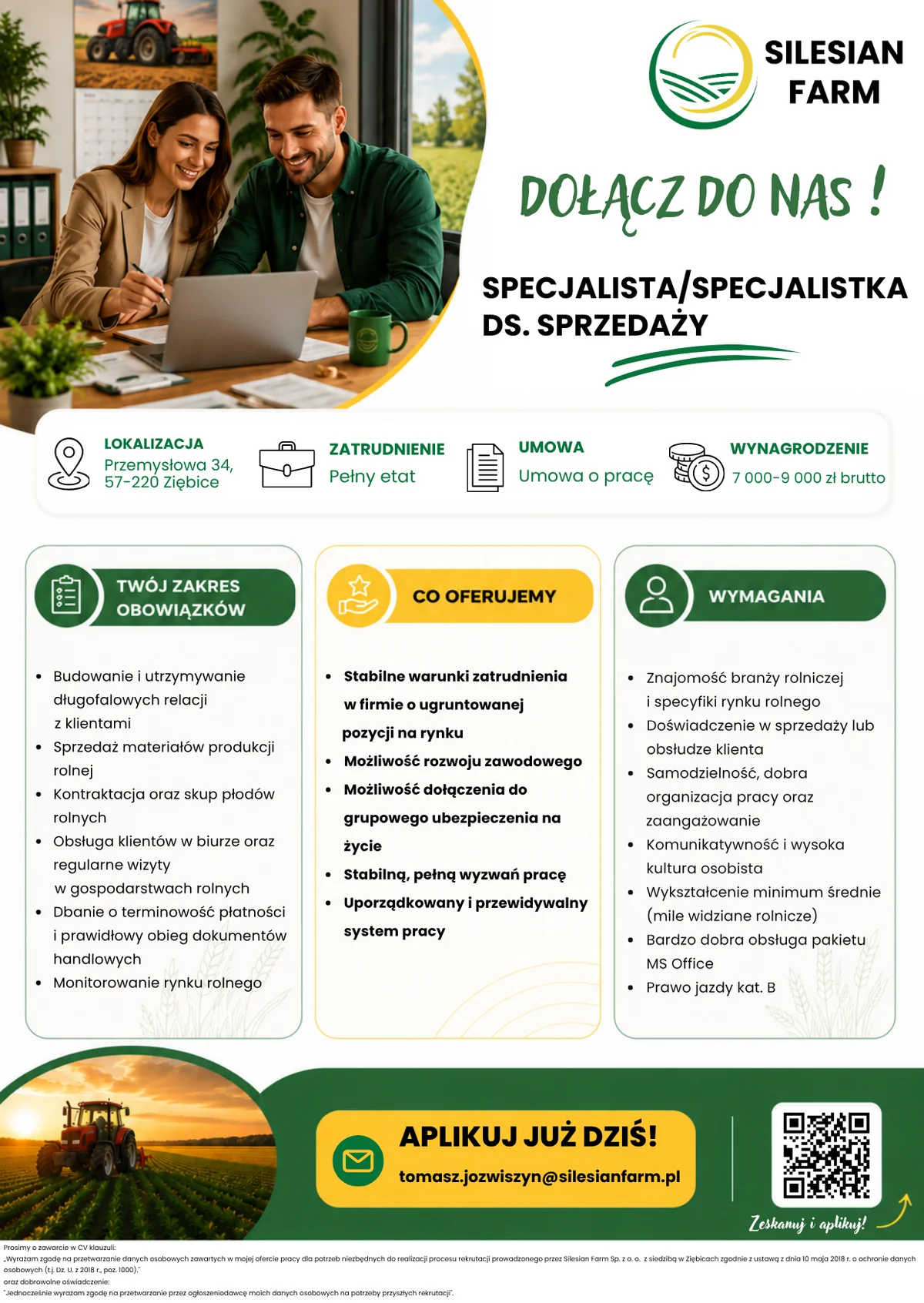 Silesian Farm oferta pracy